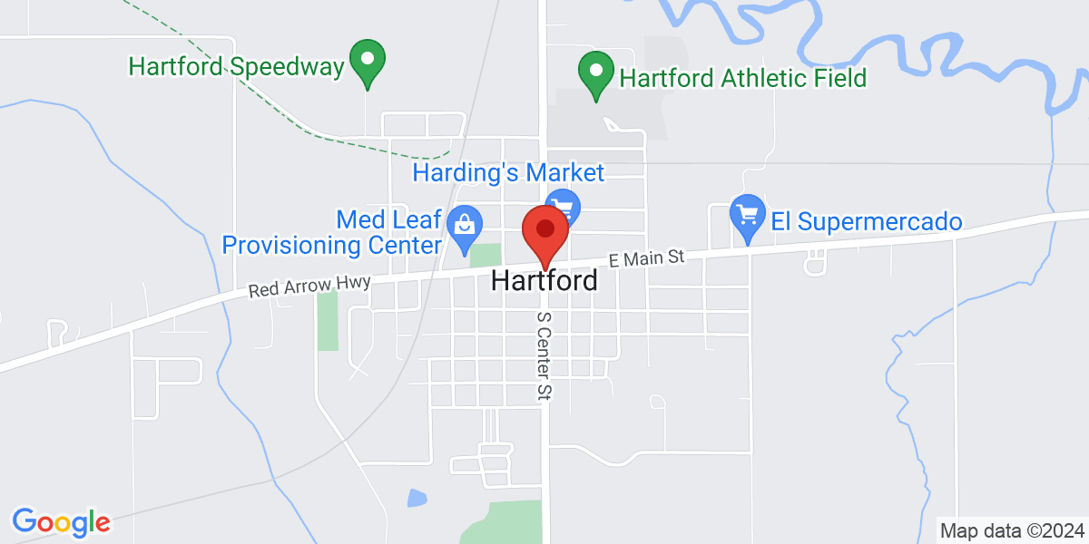 Map of Hartford Public Library